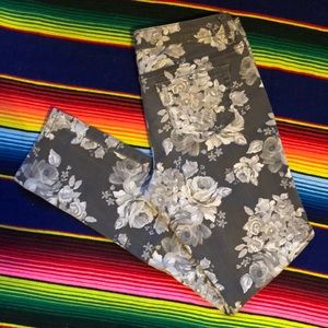 Aeropostale floral print jeans.